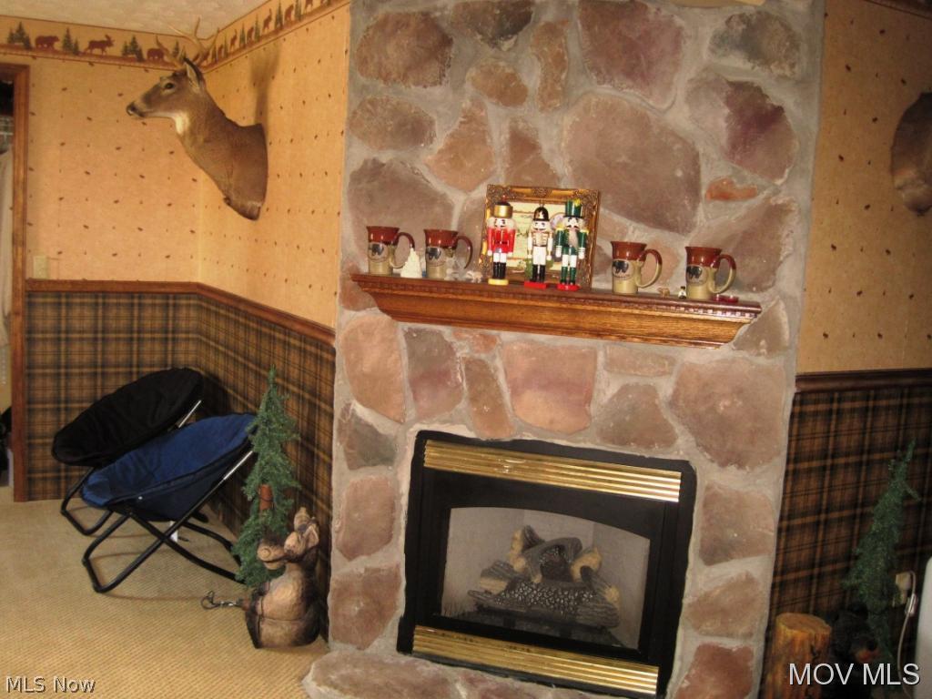 525 Rummer Road Marietta, OH 45750 - Photo 21 of 22 Family Room Fireplace