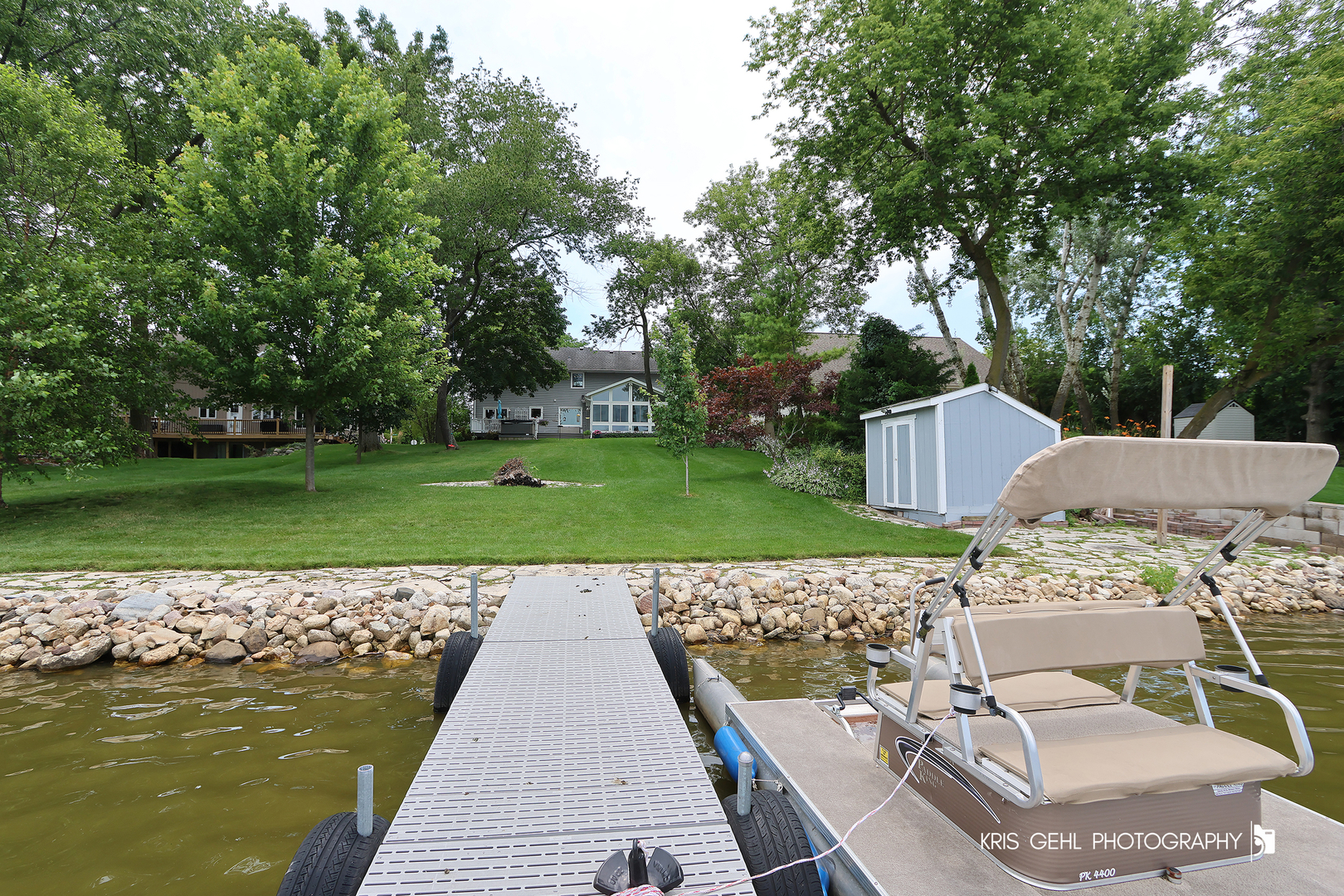526 Whispering Pines Road Lindenhurst, IL 60046 - Photo 32 of 38 a view of a patio with a yard