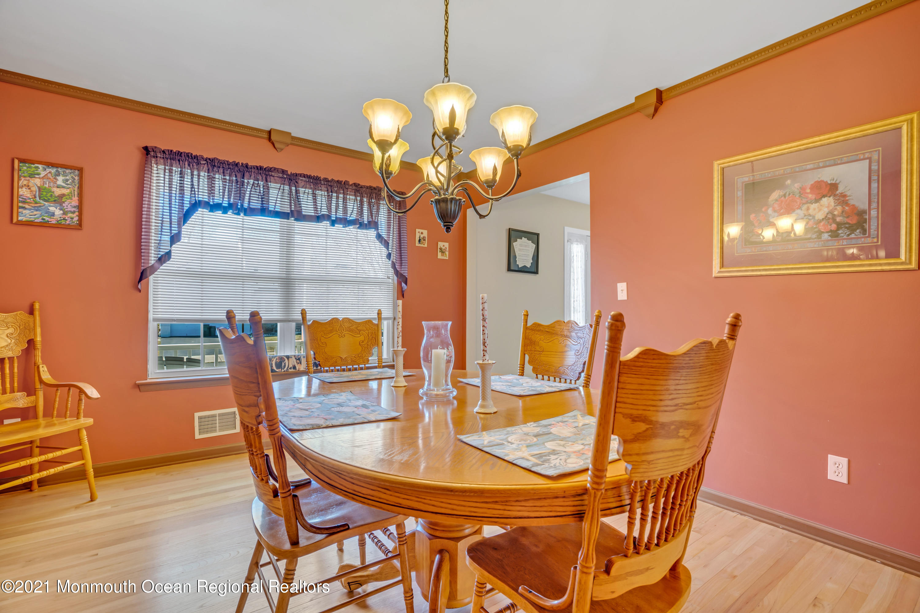 336 Meadowood Road Jackson, NJ 08527 - Photo 8 of 33 a dining room with furniture and chandelier