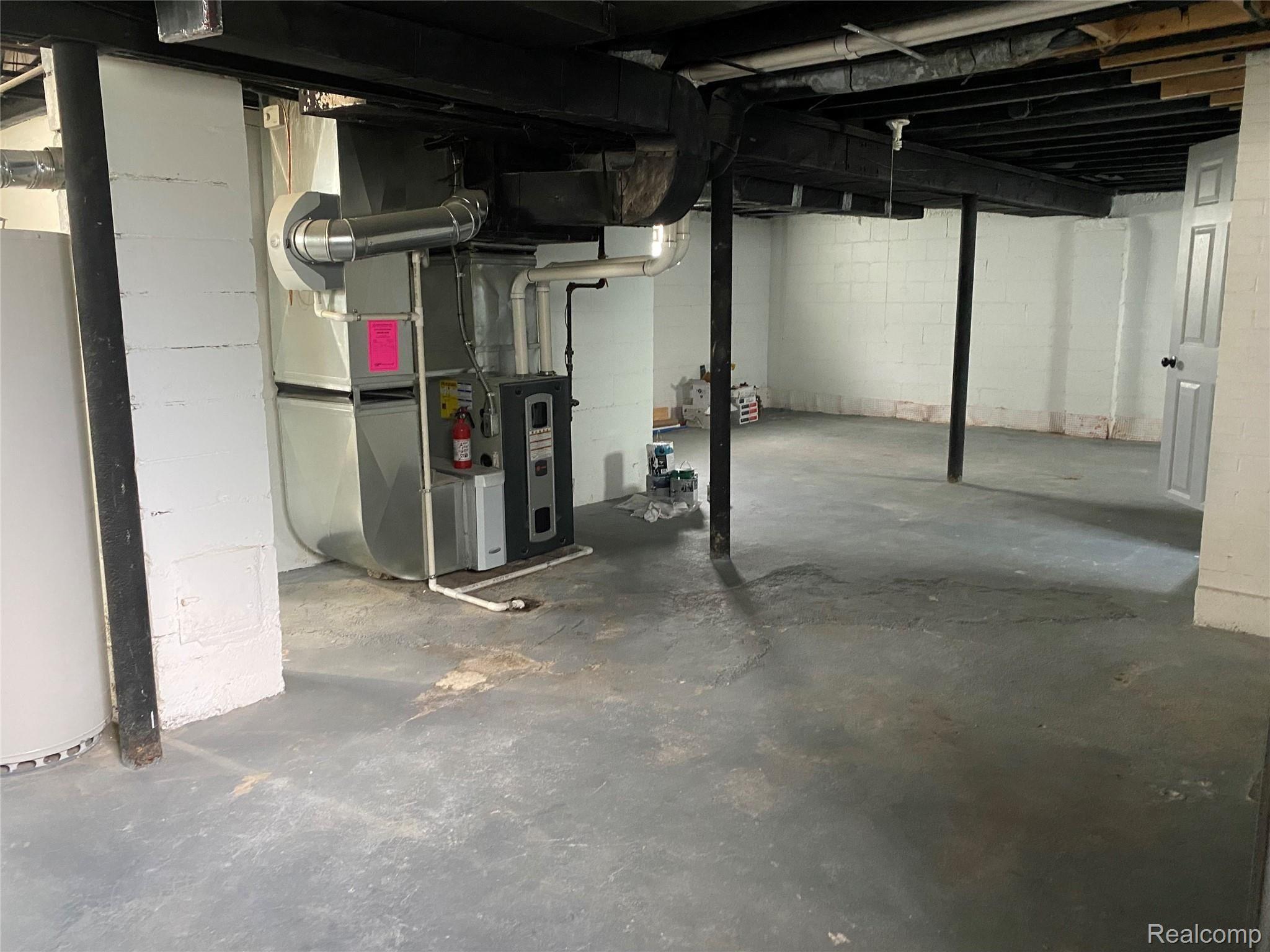 1858 Leitch Road Ferndale, MI 48220 - Photo 21 of 30 Basement with Newer Furnace