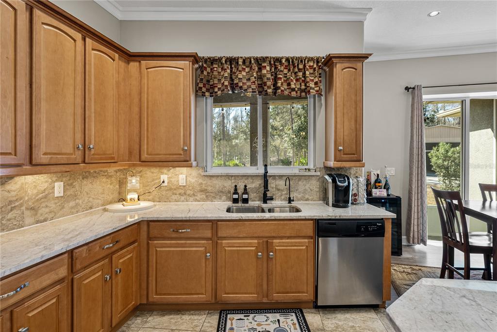 27154 Raven Brook Road Wesley Chapel, FL 33544 - Photo 16 of 65 a kitchen with a sink cabinets and window