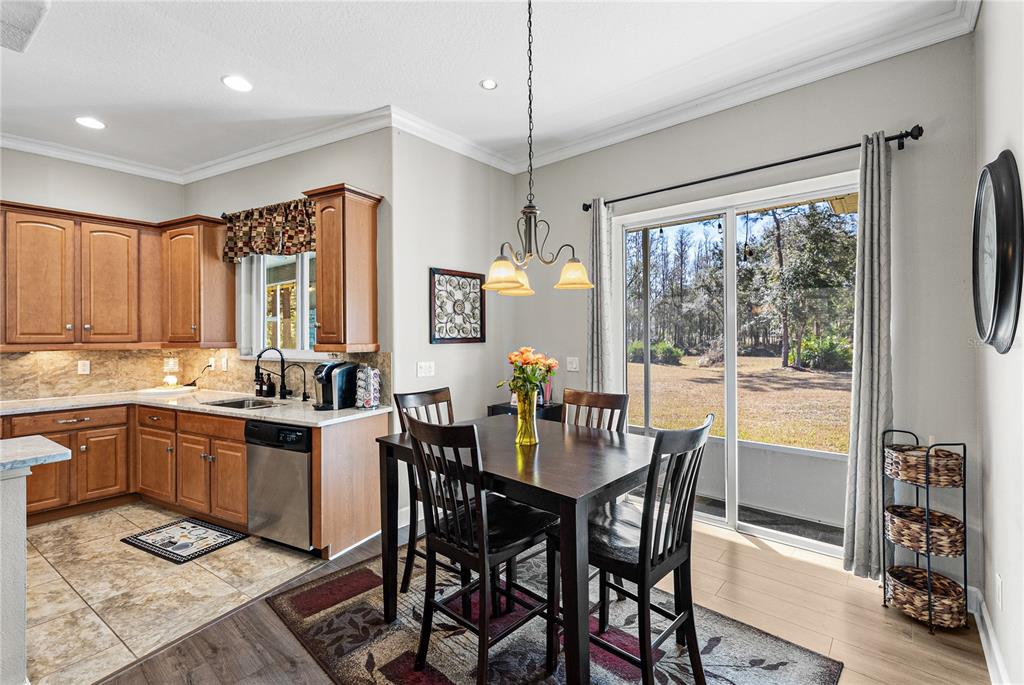 27154 Raven Brook Road Wesley Chapel, FL 33544 - Photo 18 of 65 a view of a dining room with furniture window and outside view