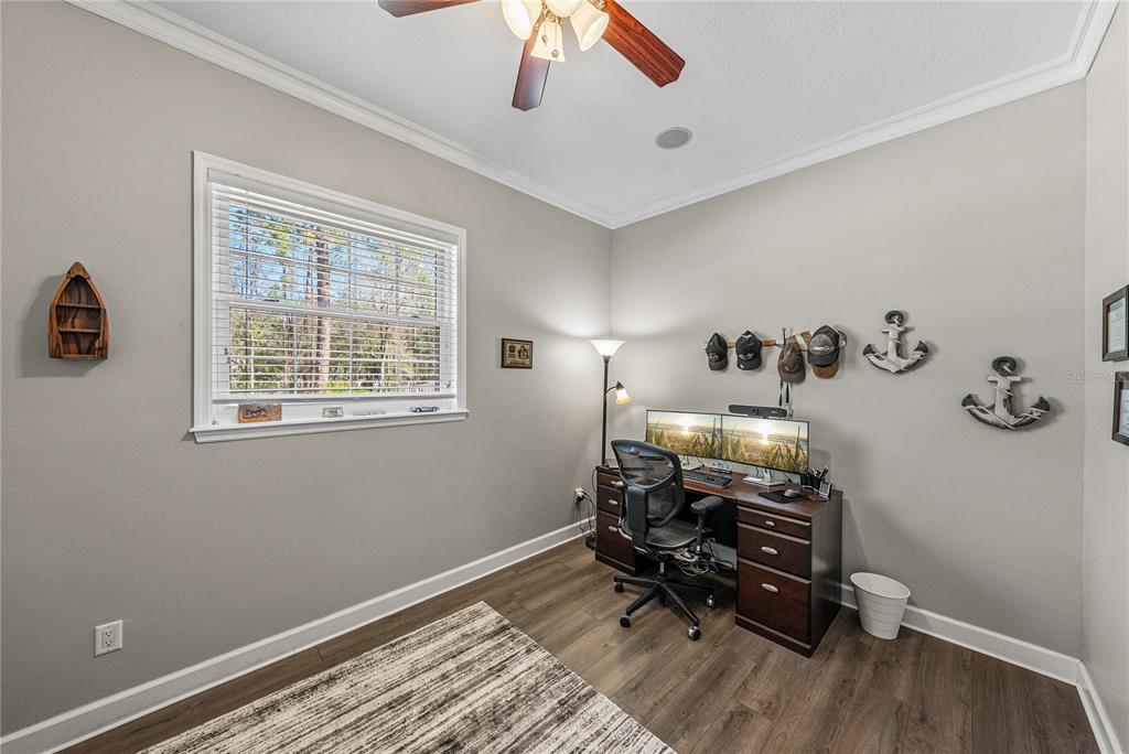 27154 Raven Brook Road Wesley Chapel, FL 33544 - Photo 33 of 65 a room with chair and wooden floor