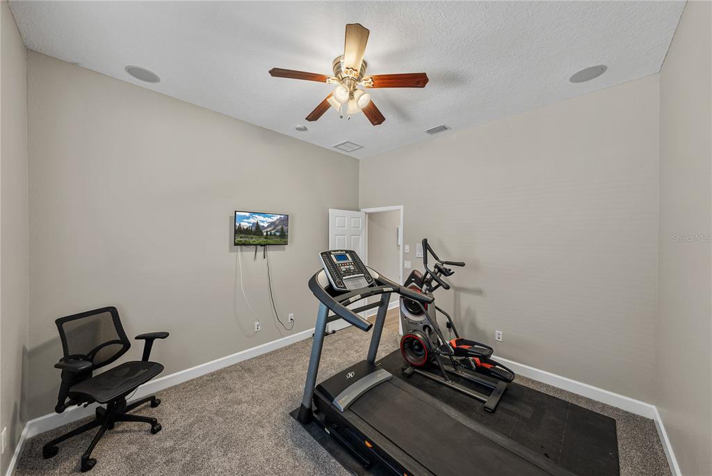 27154 Raven Brook Road Wesley Chapel, FL 33544 - Photo 41 of 65 a room with gym equipment and windows