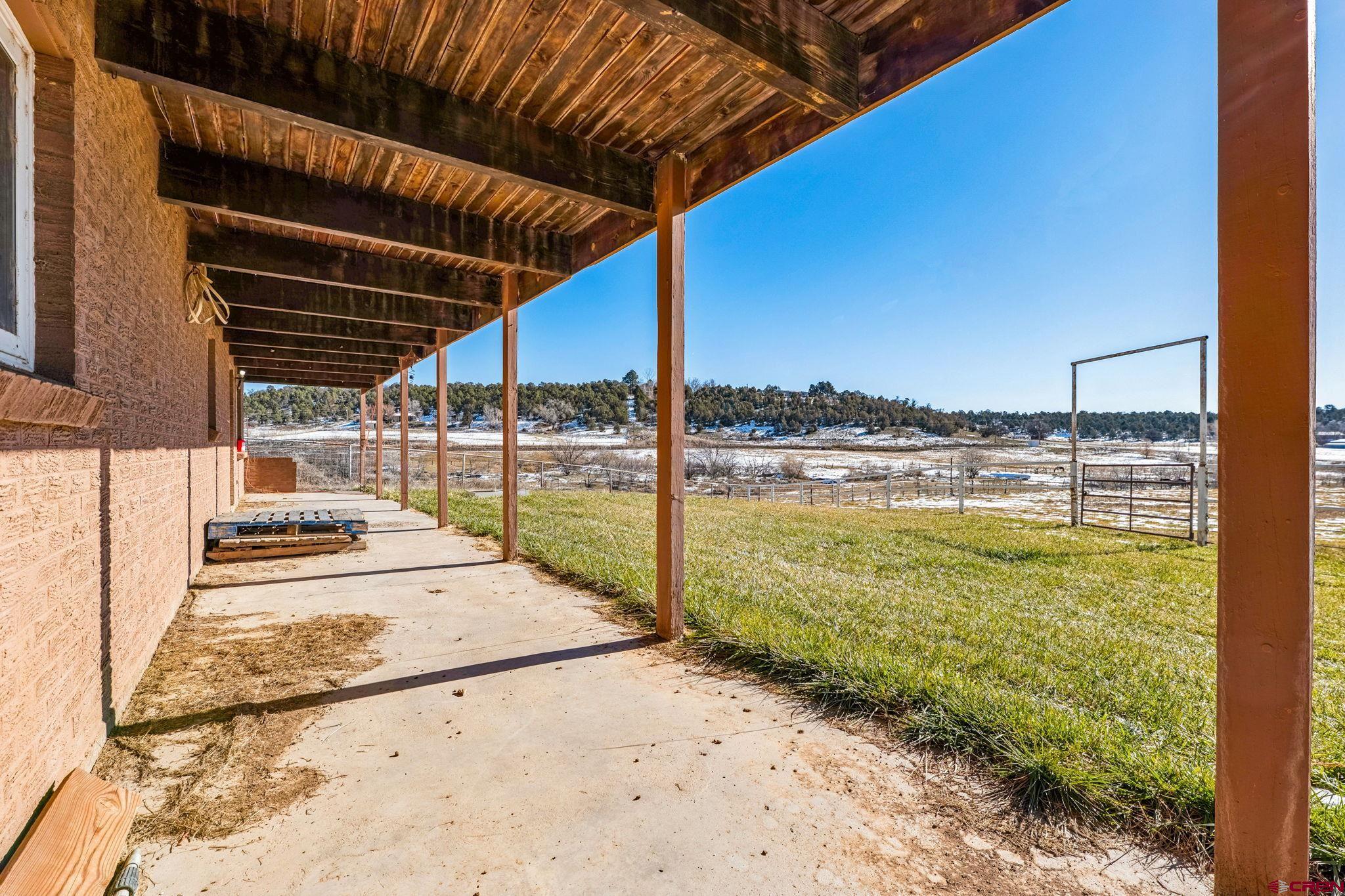 124 Meadow Road Ignacio, CO 81137 - Photo 19 of 37 a view of a balcony with ocean view