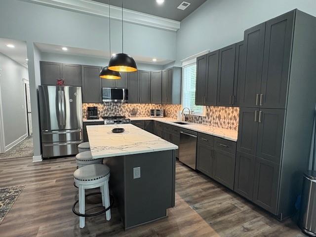 3199 Big Ridge Road Talking Rock, GA 30175 - Photo 18 of 25 a kitchen with a sink a counter space and stainless steel appliances