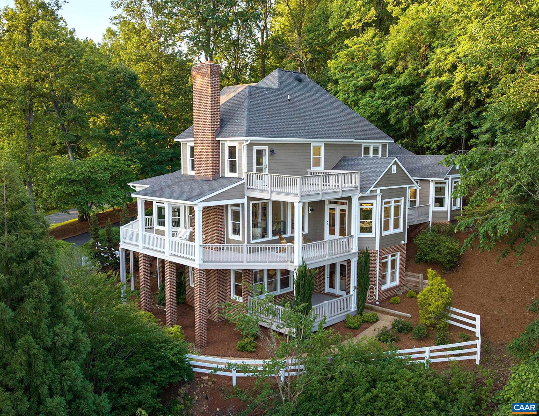 2556 Summit Ridge Trail Charlottesville, VA 22911 - Photo 2 of 75 a aerial view of a house with a yard and plants