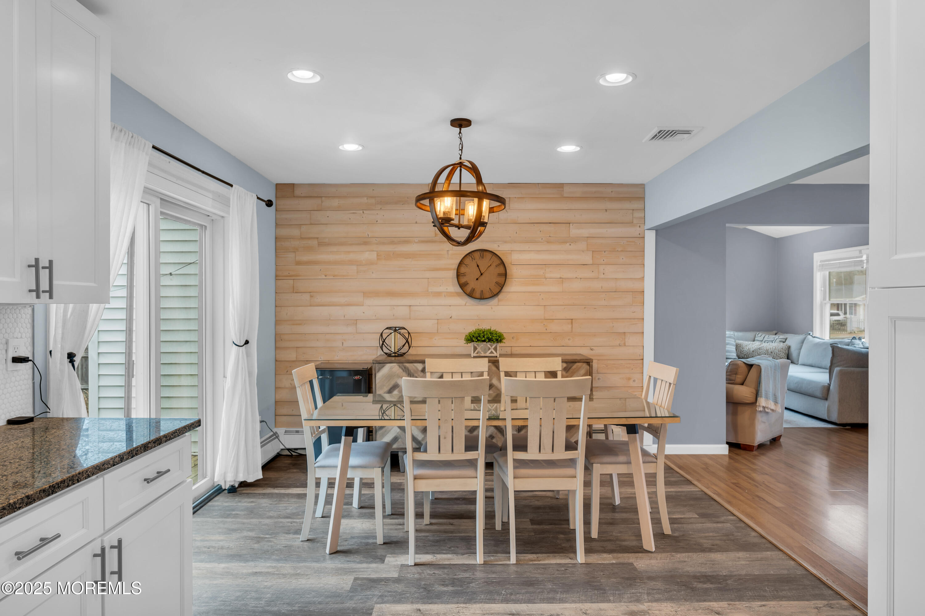 408 Cedar Drive Lanoka Harbor, NJ 08734 - Photo 13 of 39 a dining room filled chandelier and wooden floor