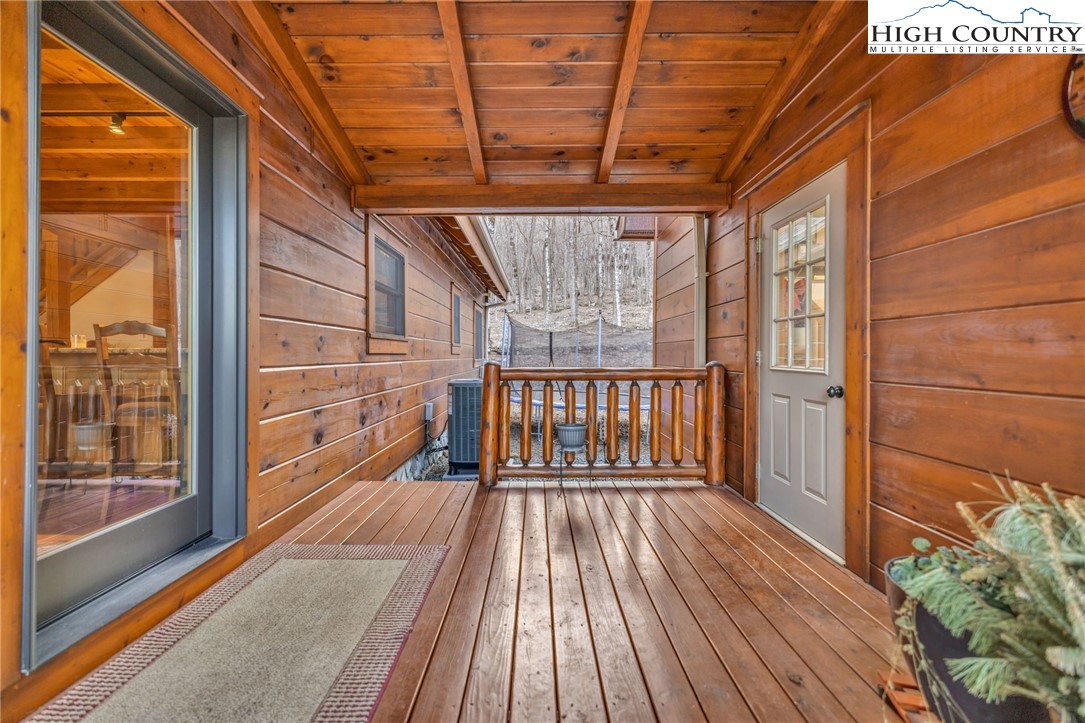632 Big Tree Road West Jefferson, NC 28694 - Photo 45 of 48 a view of balcony with wooden floor