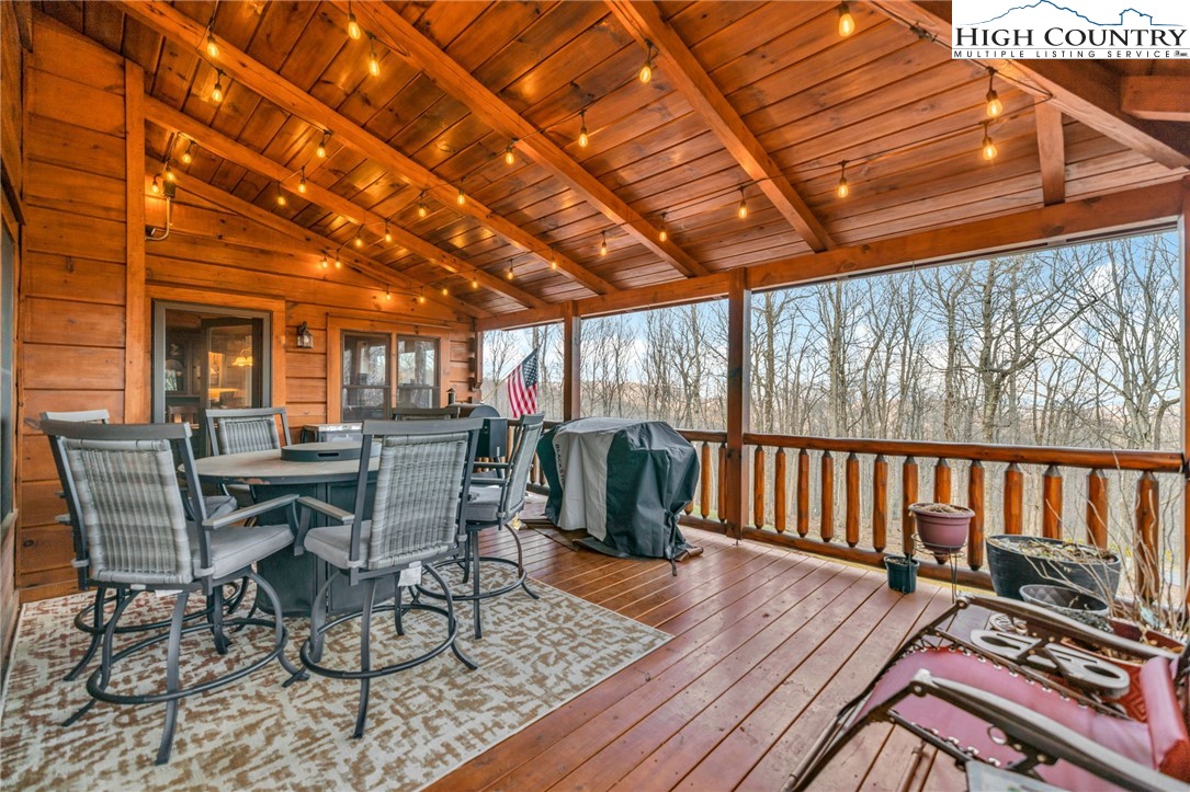 632 Big Tree Road West Jefferson, NC 28694 - Photo 47 of 48 a view of a chairs and table in patio
