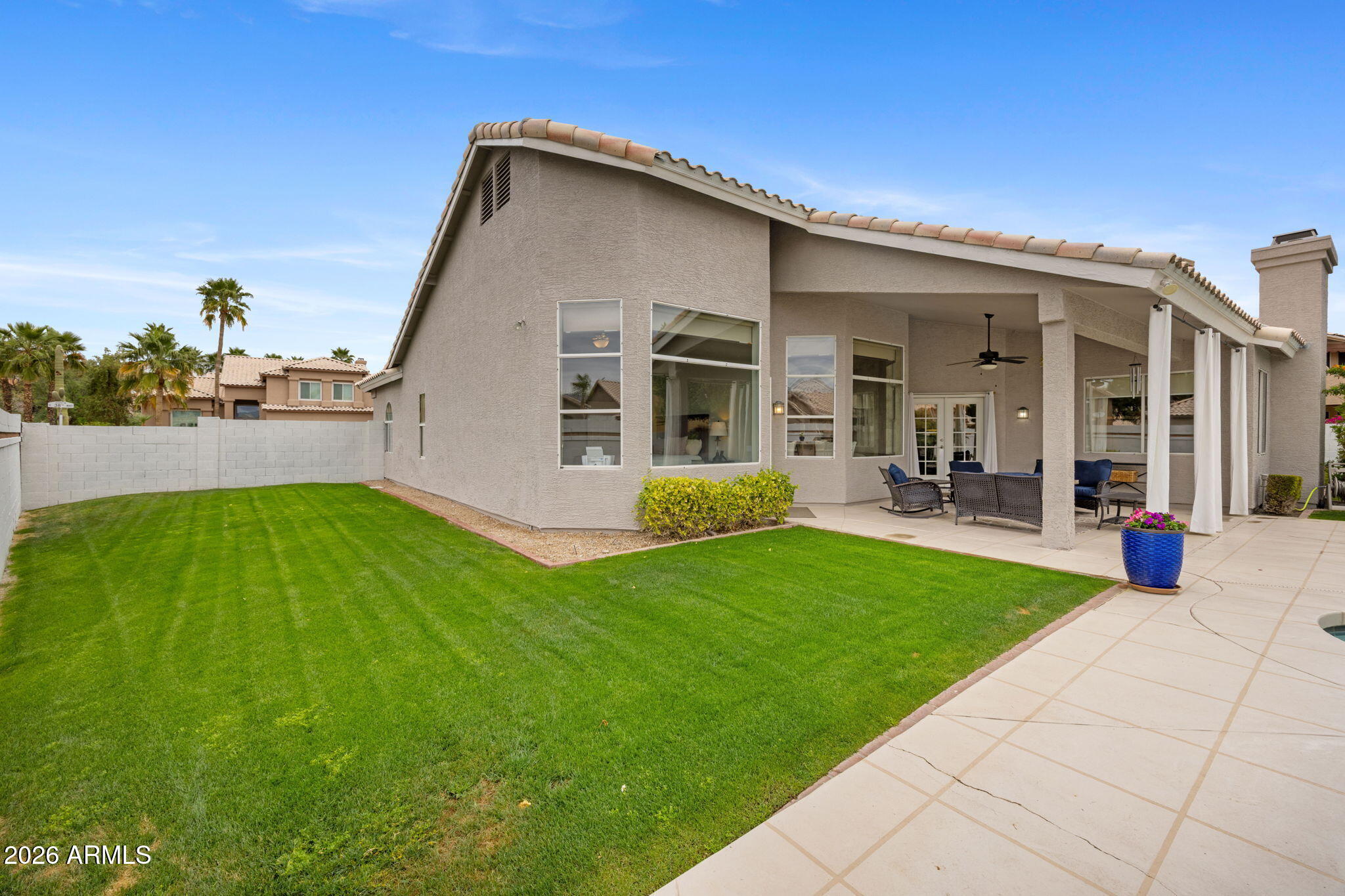 16008 South 38th Way Phoenix, AZ 85048 - Photo 40 of 47 a view of a house with a backyard