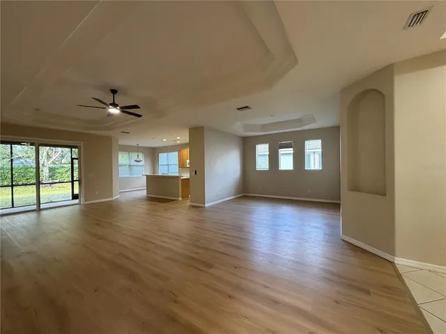 wooden floor in a room