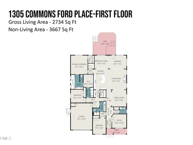 $809,000 | 1305 Commons Ford Place, Apex, NC 27539