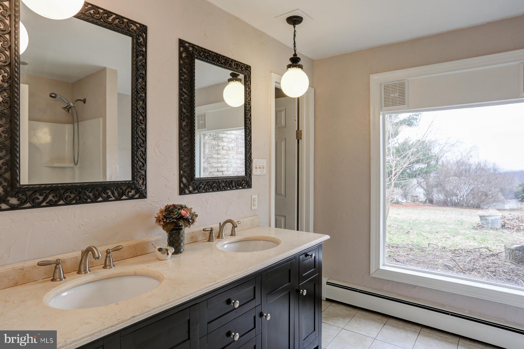 669 Truce Road New Providence, PA 17560 - Photo 31 of 41 Double vanity with large window.