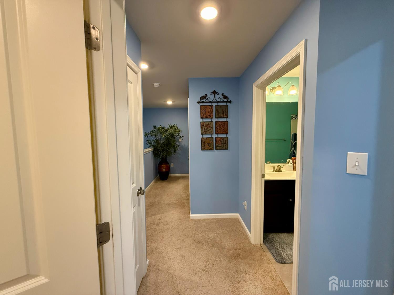301 Matutina Road Monroe Township, NJ 08831 - Photo 11 of 42 hallway with wooden floor and front door
