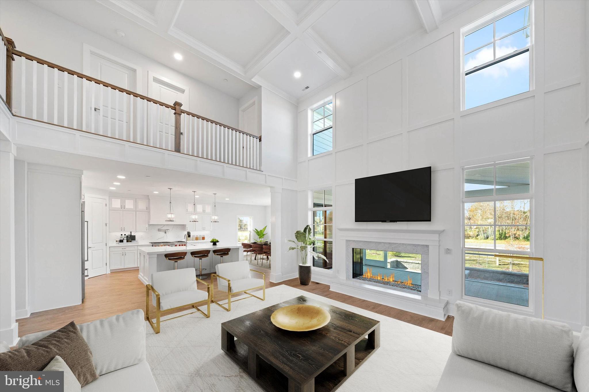 35 Filly Lane Lewes, DE 19958 - Photo 19 of 107 Living room with 2-way fireplace (virtually staged