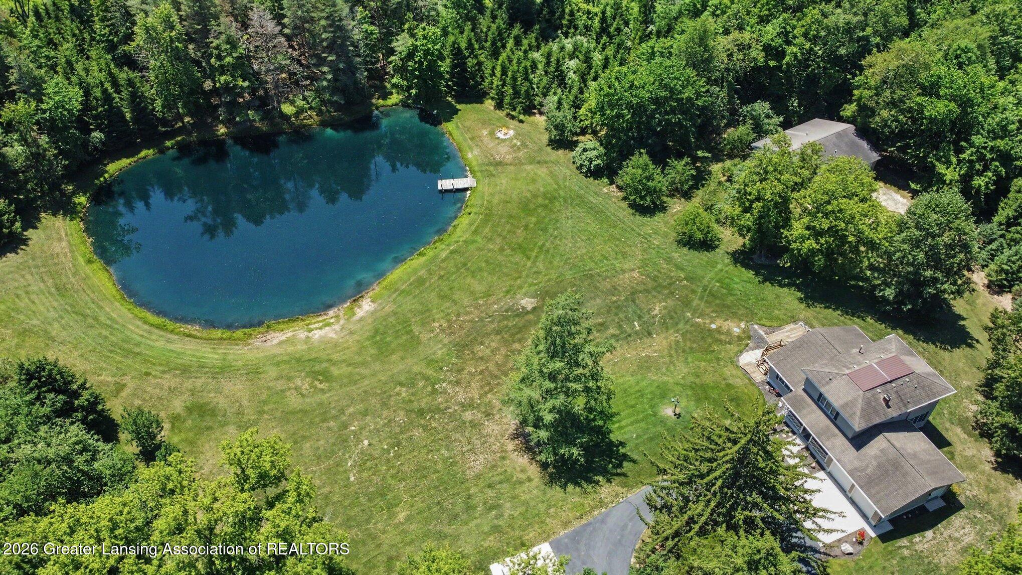 905 West Dansville Road Mason, MI 48854 - Photo 48 of 50 Pond