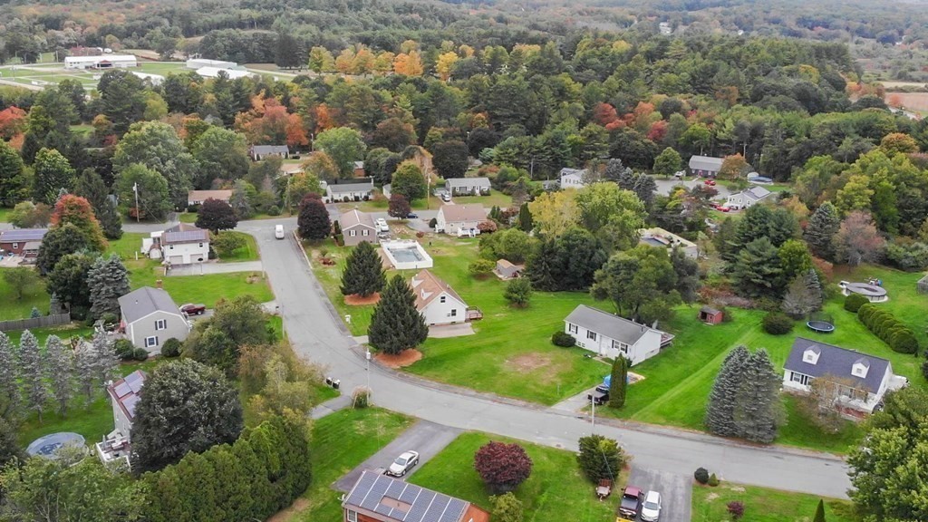 6 Meadowbrook Lane Spencer, MA 01562 - Photo 36 of 39 an aerial view of residential houses with outdoor space and street view