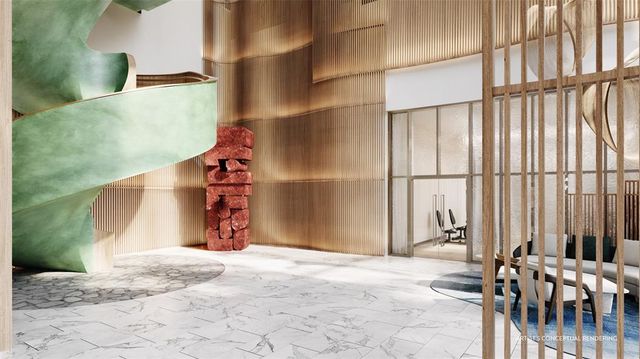 a view of entryway front of a building