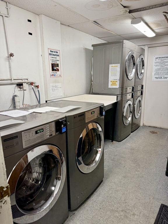 800 County Street, Unit 23 Taunton, MA 02780 - Photo 16 of 20 a utility room with sink dryer and washer