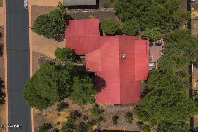 a view of lake with green space