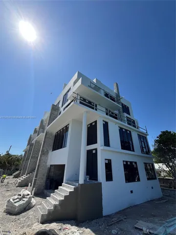 a view of a big building with many windows