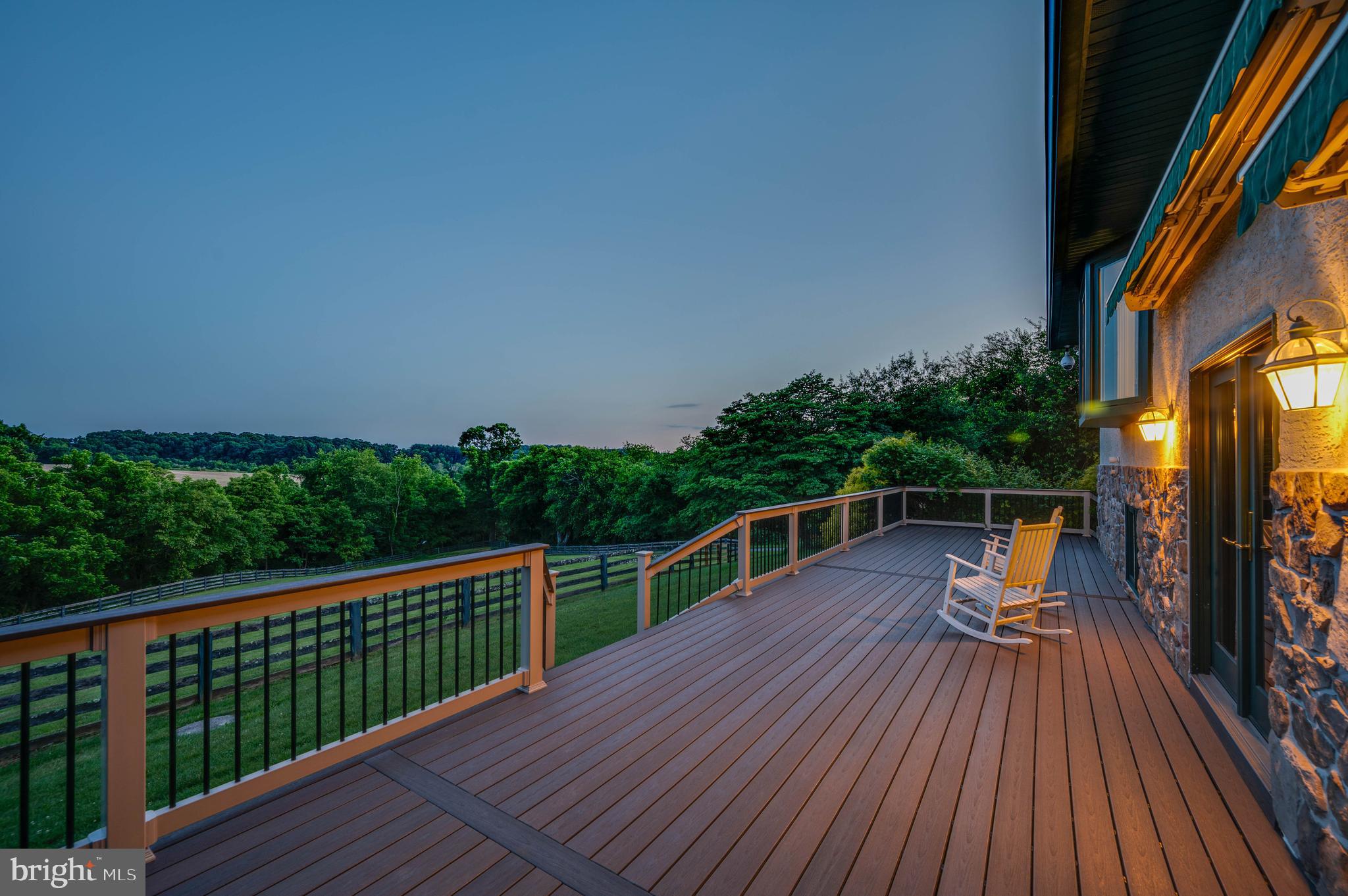 2600 Garrett Road White Hall, MD 21161 - Photo 34 of 65 a view of balcony with deck and wooden floor