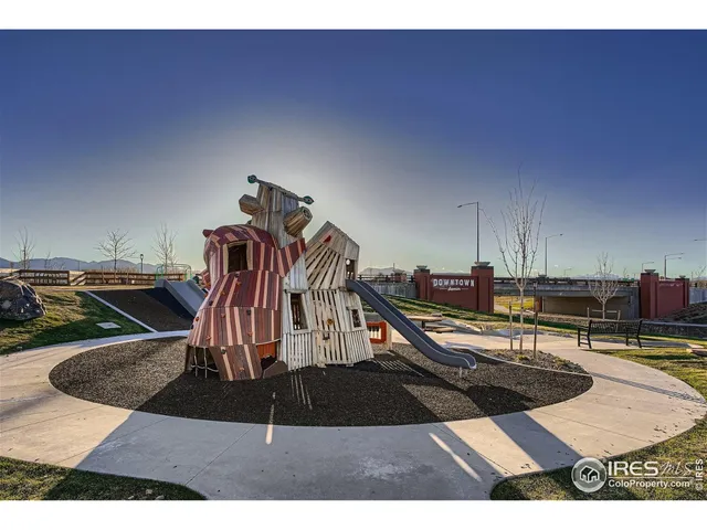 a view of a building with a street