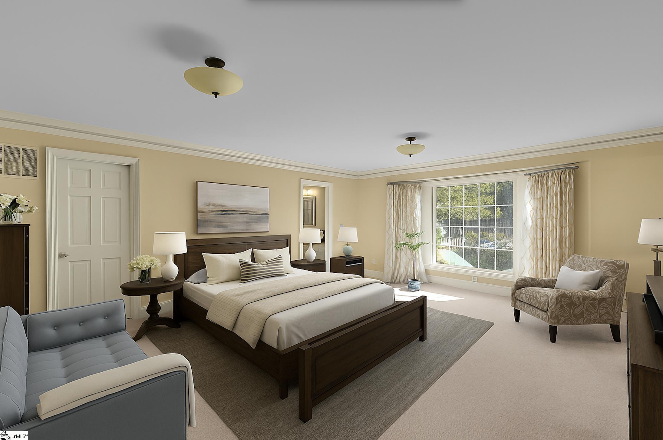 102 Graystone Road Greenville, SC 29615 - Photo 10 of 50 Spacious, 2 Walk in Closets. Large Picture window overlooking backyard