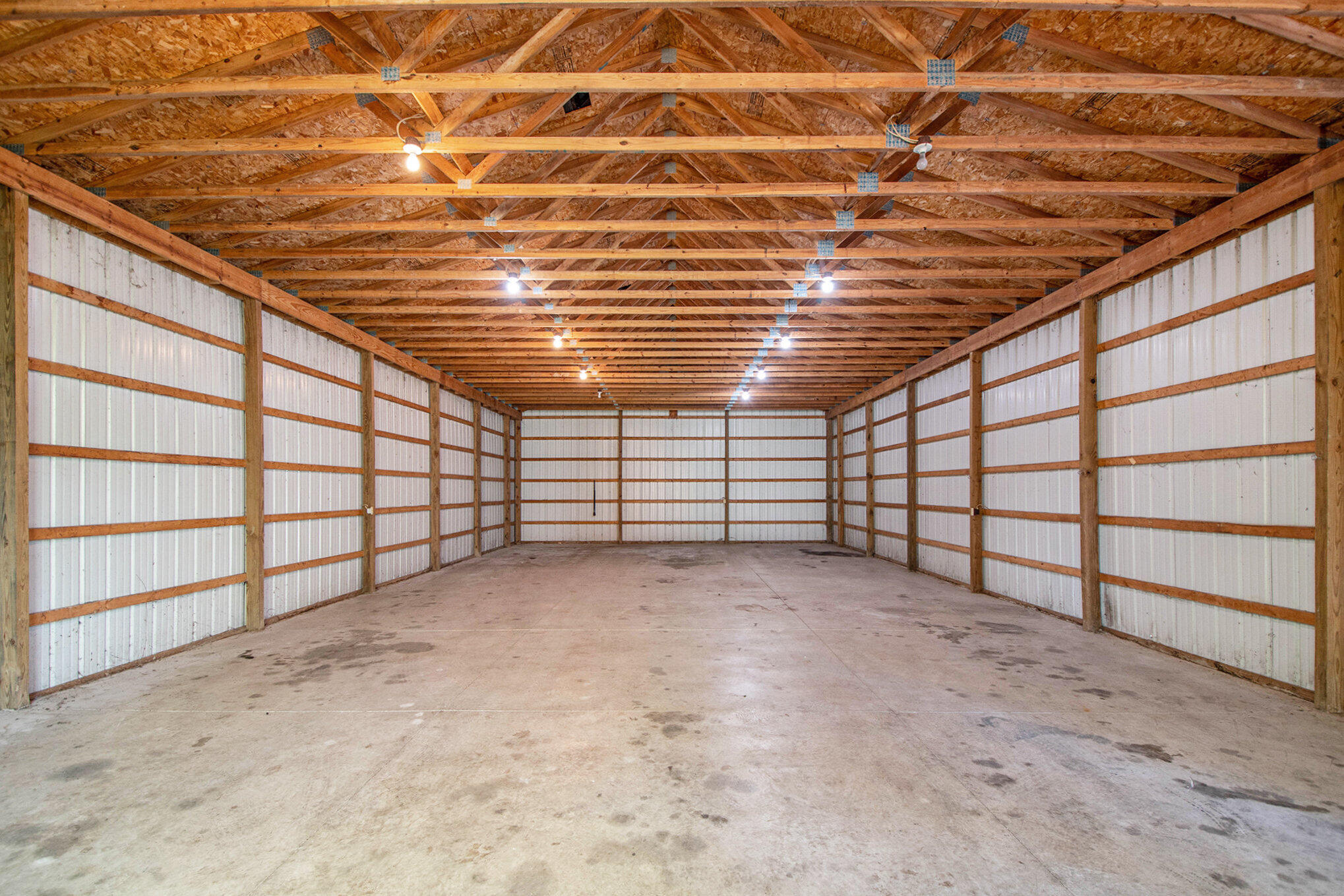 5258 92nd Street Southeast Caledonia, MI 49316 - Photo 21 of 59 Inside Pole Barn