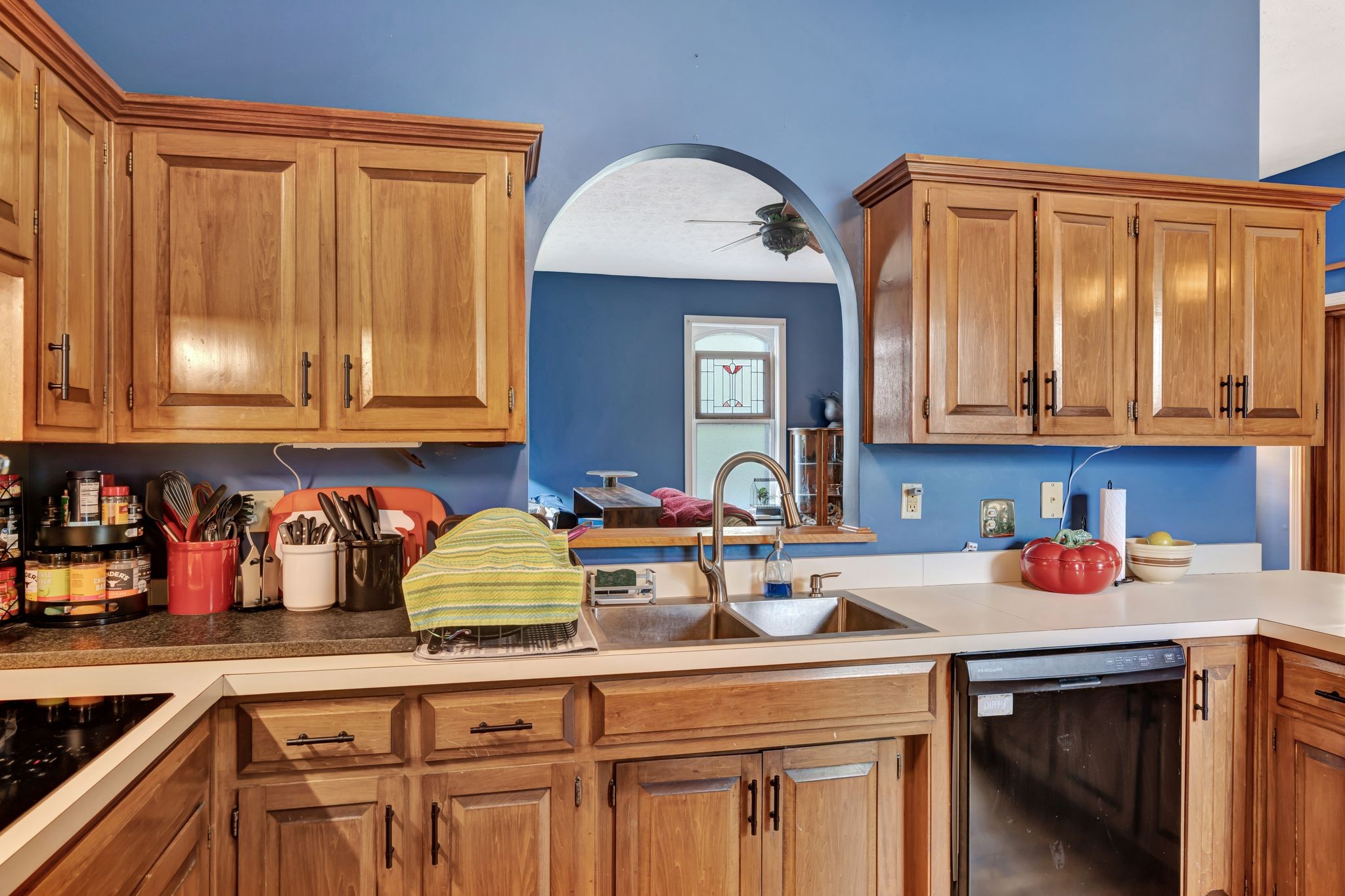 1005 Les Brown Road Bethpage, TN 37022 - Photo 15 of 57 a kitchen with appliances cabinets and a counter top space