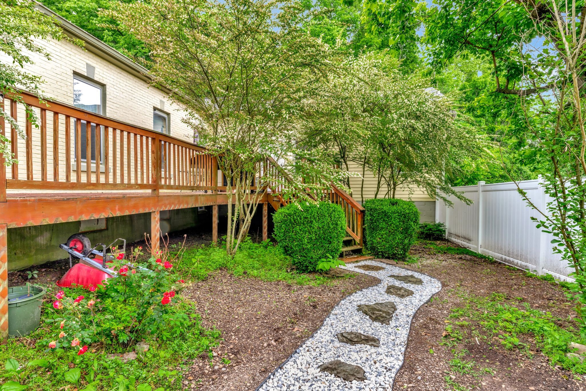 1005 Les Brown Road Bethpage, TN 37022 - Photo 35 of 57 a backyard of a house with flower plants