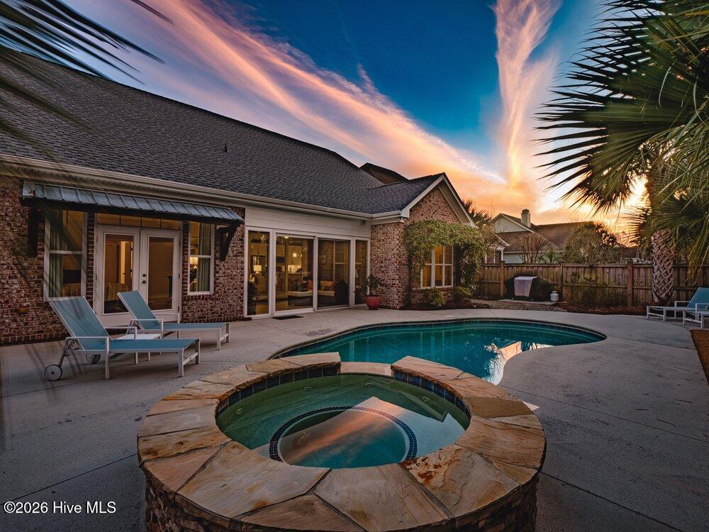 637 Tanbridge Road Wilmington, NC 28405 - Photo 50 of 69 Saltwater Gunite pool & hot tub