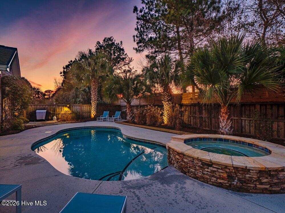 637 Tanbridge Road Wilmington, NC 28405 - Photo 51 of 69 Saltwater Gunite pool & hot tub