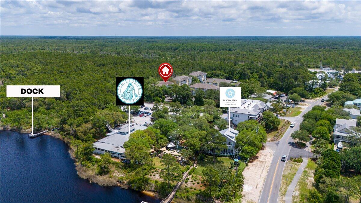 34 Heron's Watch Way, Unit 1203 Santa Rosa Beach, FL 32459 - Photo 13 of 16 a view of a garden with plants and large trees