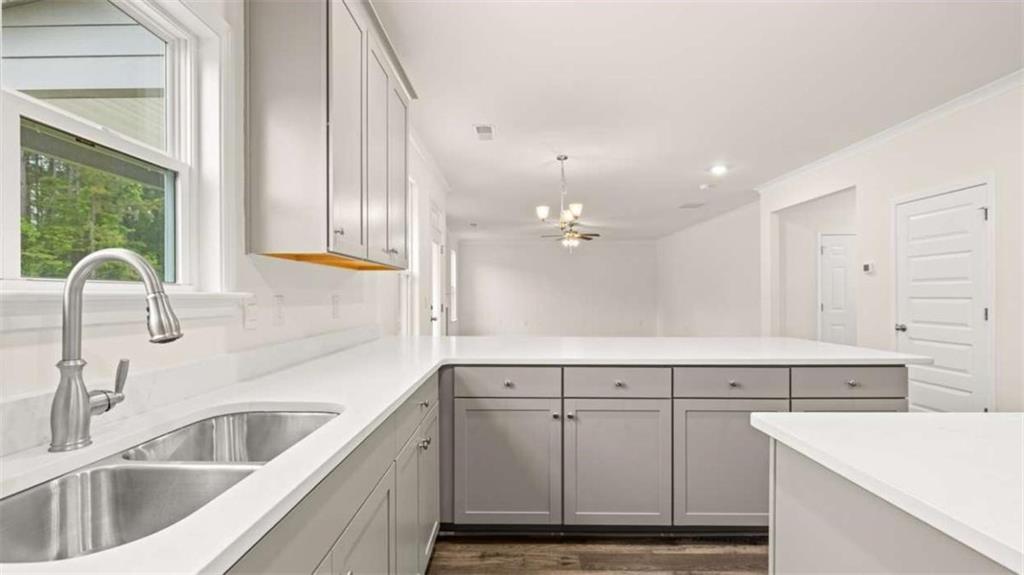13593 Whitman Lane Covington, GA 30014 - Photo 17 of 25 a kitchen with a sink cabinets and window