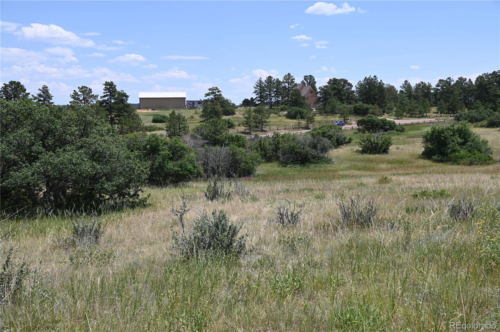 1579 Deerpath Road Franktown, CO 80116 - Photo 32 of 49 a view of a field of grass and trees