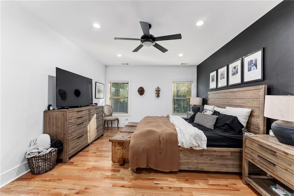 210 Locust Street Northeast Atlanta, GA 30317 - Photo 27 of 54 a living room with furniture and a flat screen tv