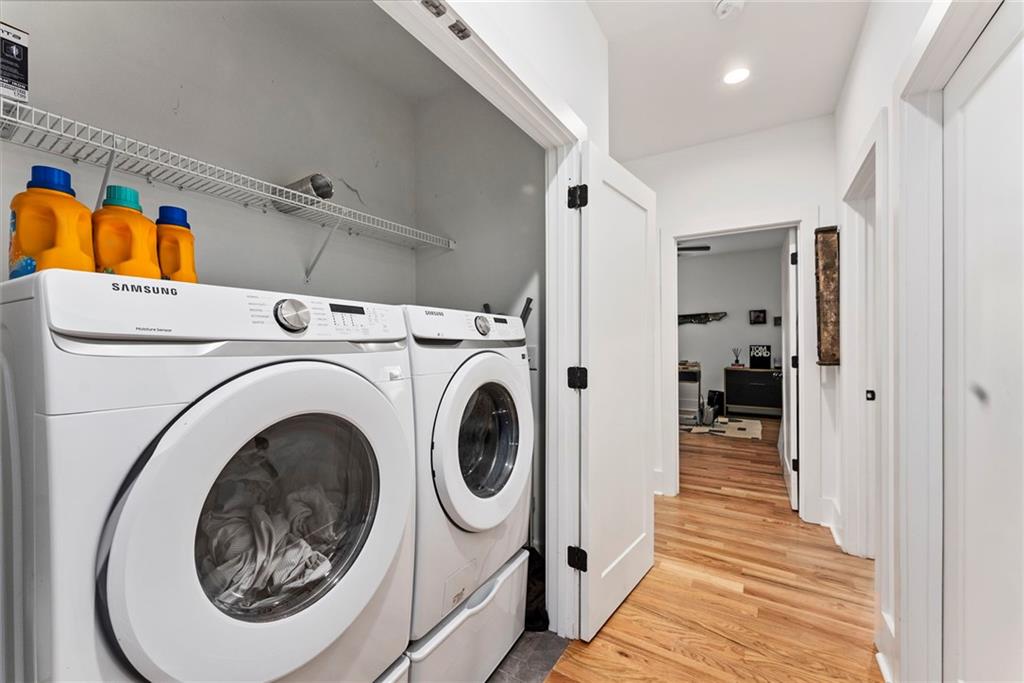 210 Locust Street Northeast Atlanta, GA 30317 - Photo 38 of 54 a utility room with dryer and washer