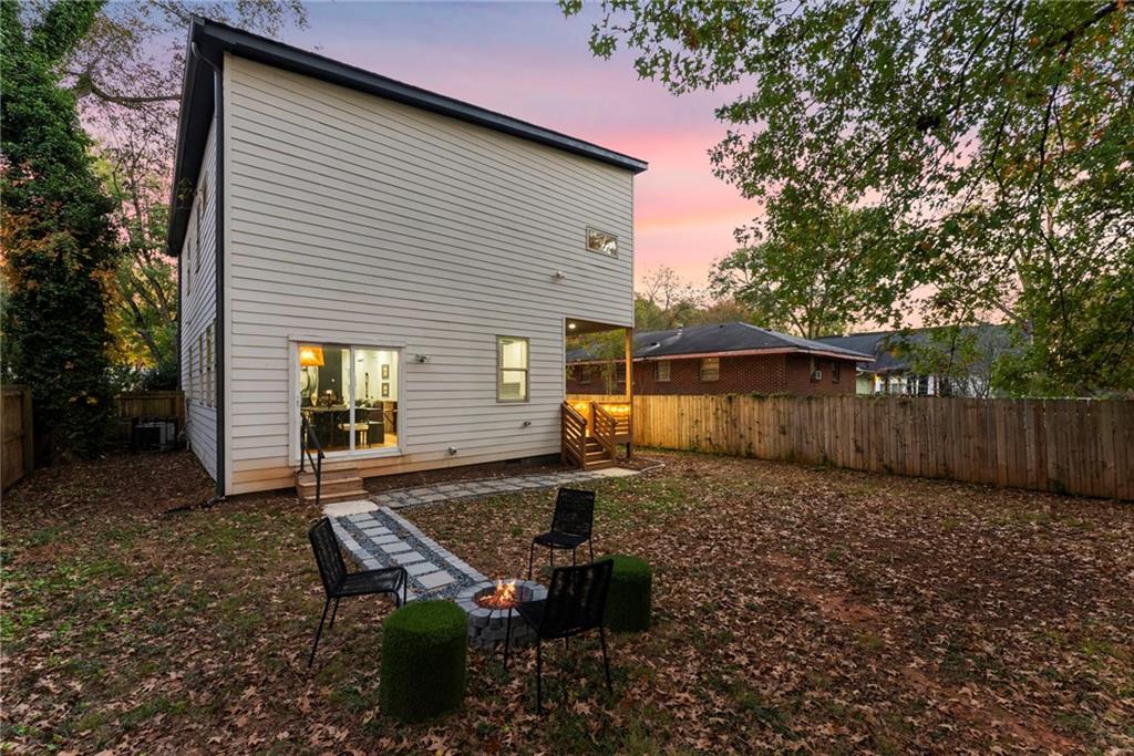 210 Locust Street Northeast Atlanta, GA 30317 - Photo 51 of 54 a view of a backyard with a patio