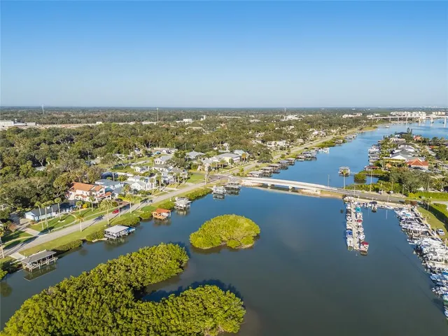 an aerial view of ocean residential house with outdoor space