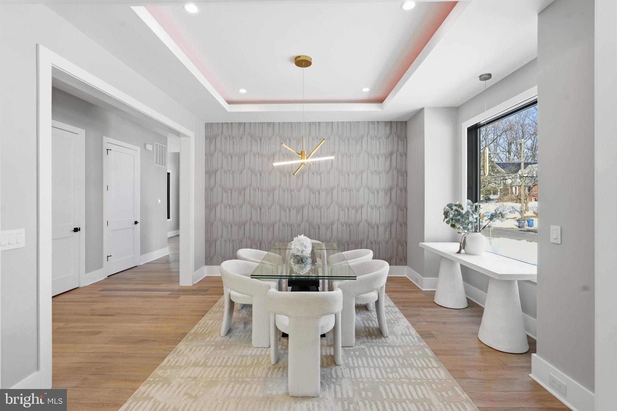 2202 Grayson Place Falls Church, VA 22043 - Photo 30 of 77 a view of a dining room with furniture and chandelier