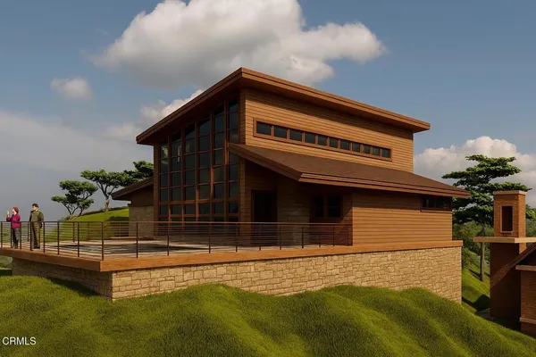 a view of house with backyard and swimming pool
