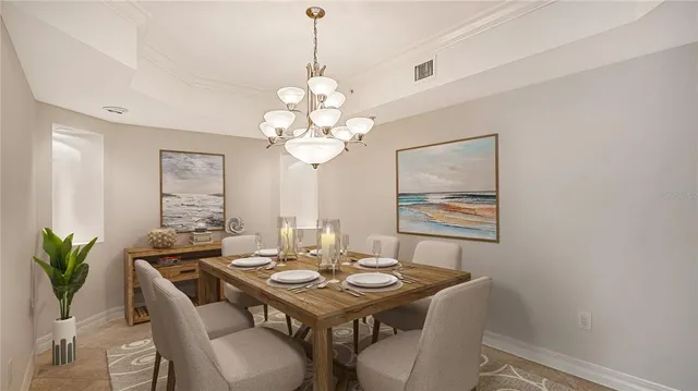 a view of a balcony with wooden floor