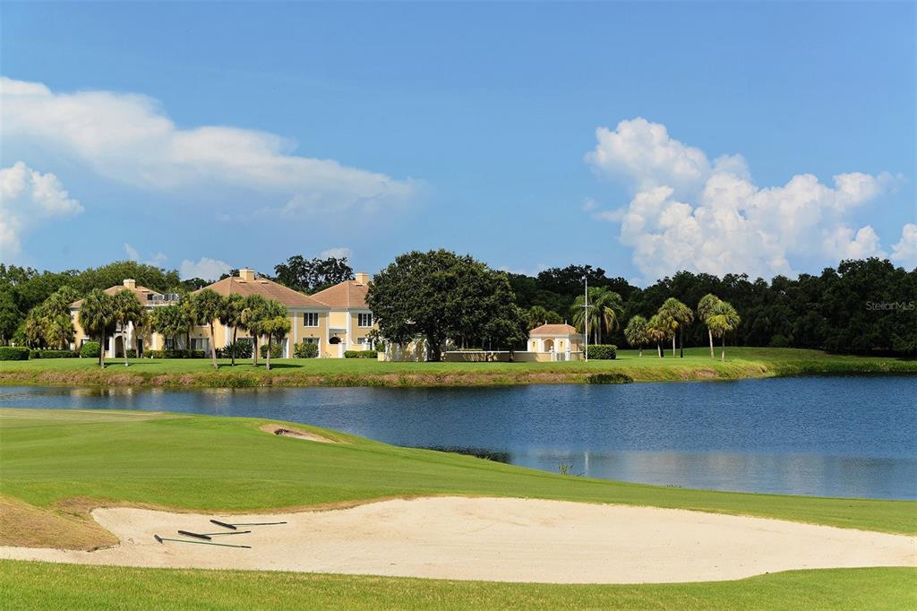 401 North Point Road, Unit 603 Osprey, FL 34229 - Photo 92 of 96 a view of a lake with houses in the back