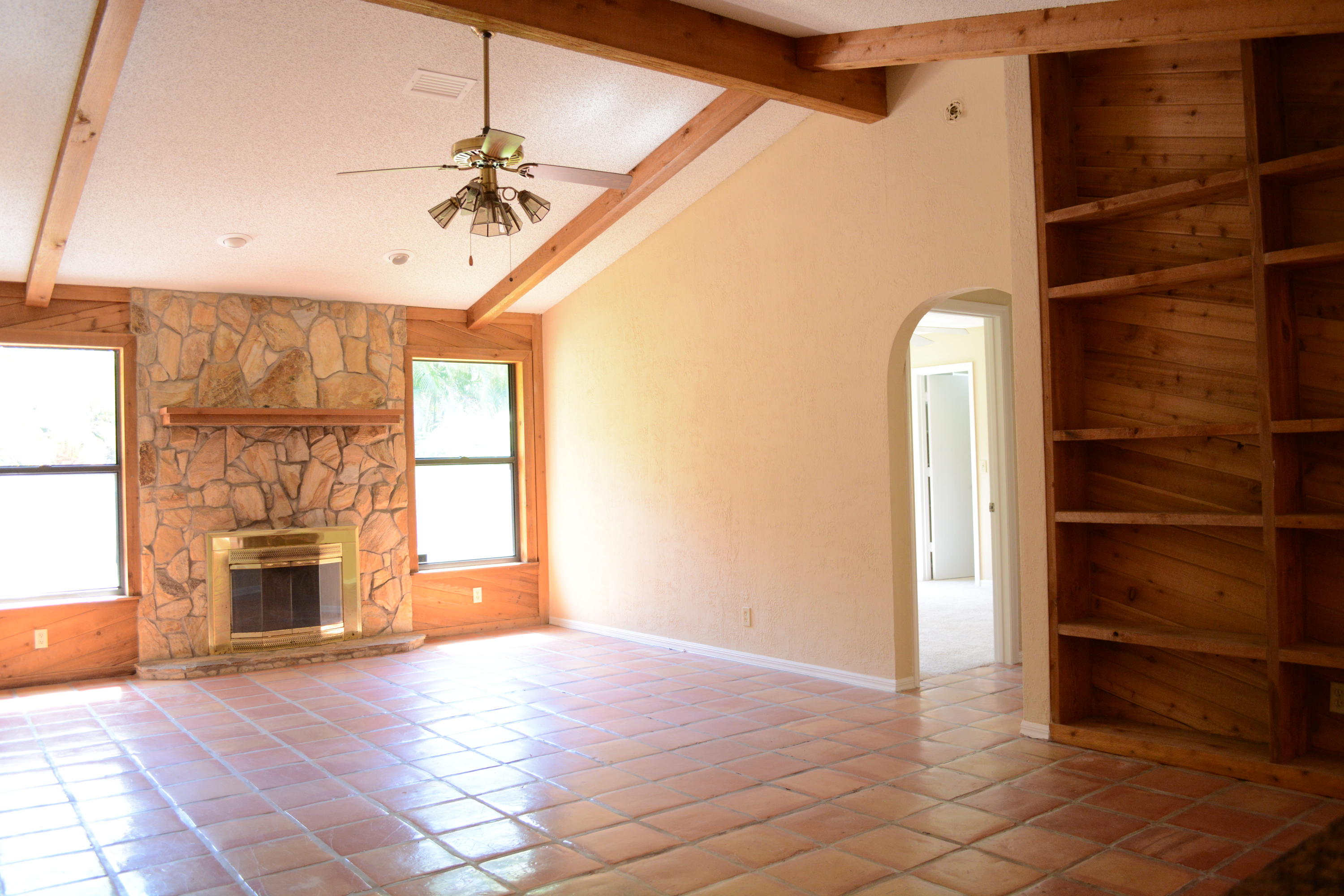 12358 154th Road North Jupiter, FL 33478 - Photo 9 of 18 Fireplace and Family Room