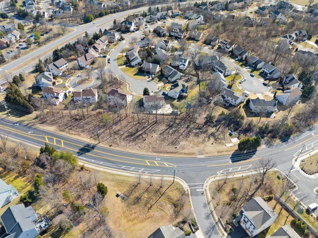 a view of dirt yard with a large tree