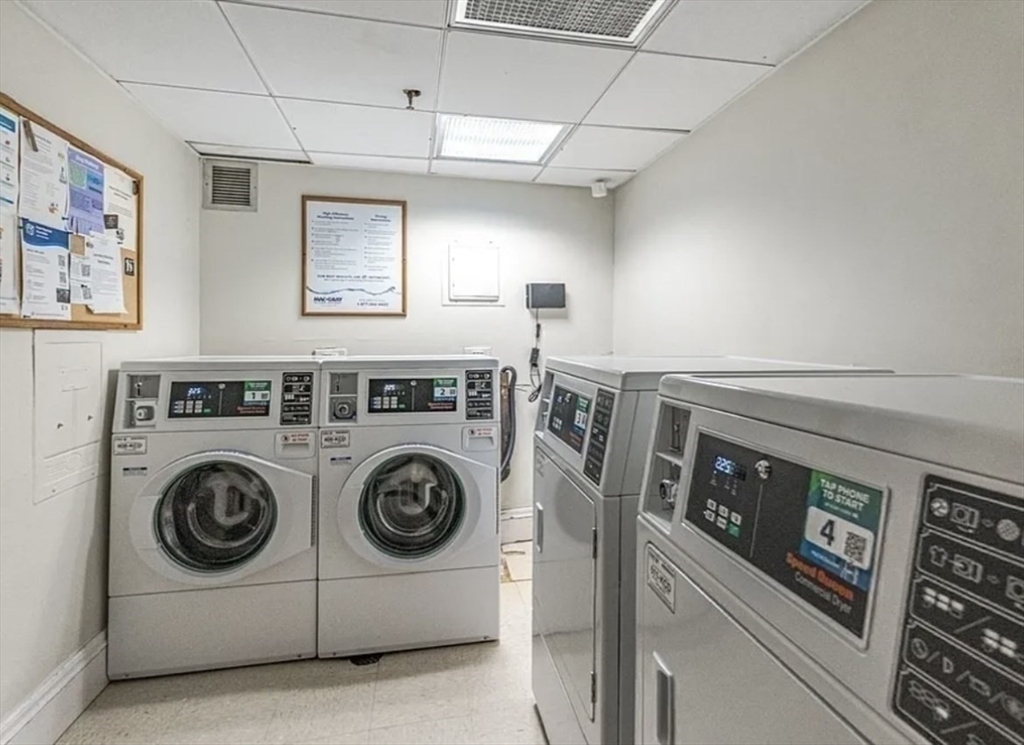 21 Beacon Street, Unit 11A Boston, MA 02108 - Photo 11 of 11 a utility room with dryer and washer
