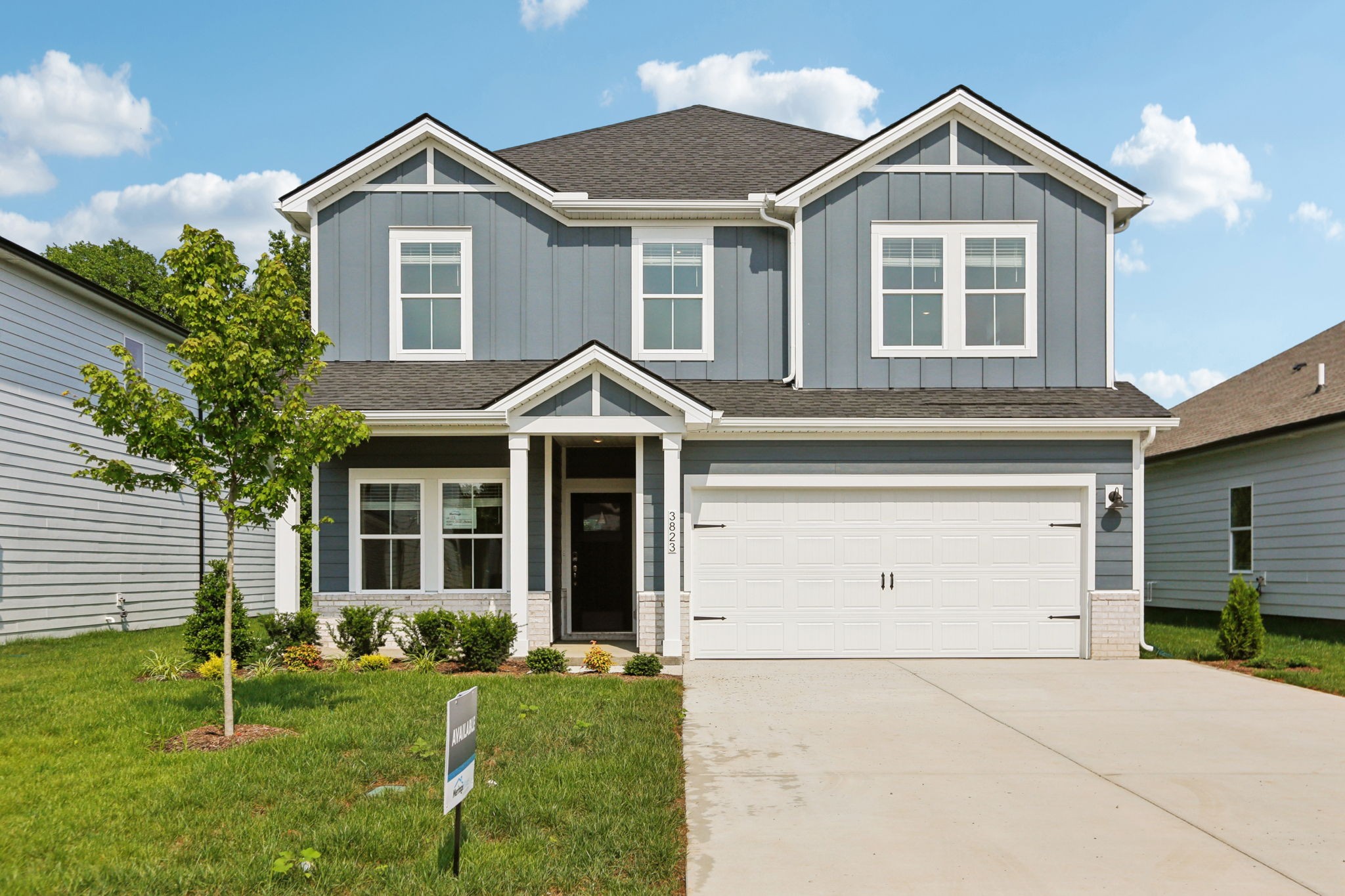 3823 Hallanday Drive Murfreesboro, TN 37128 - Photo 1 of 59 a front view of a house with a yard