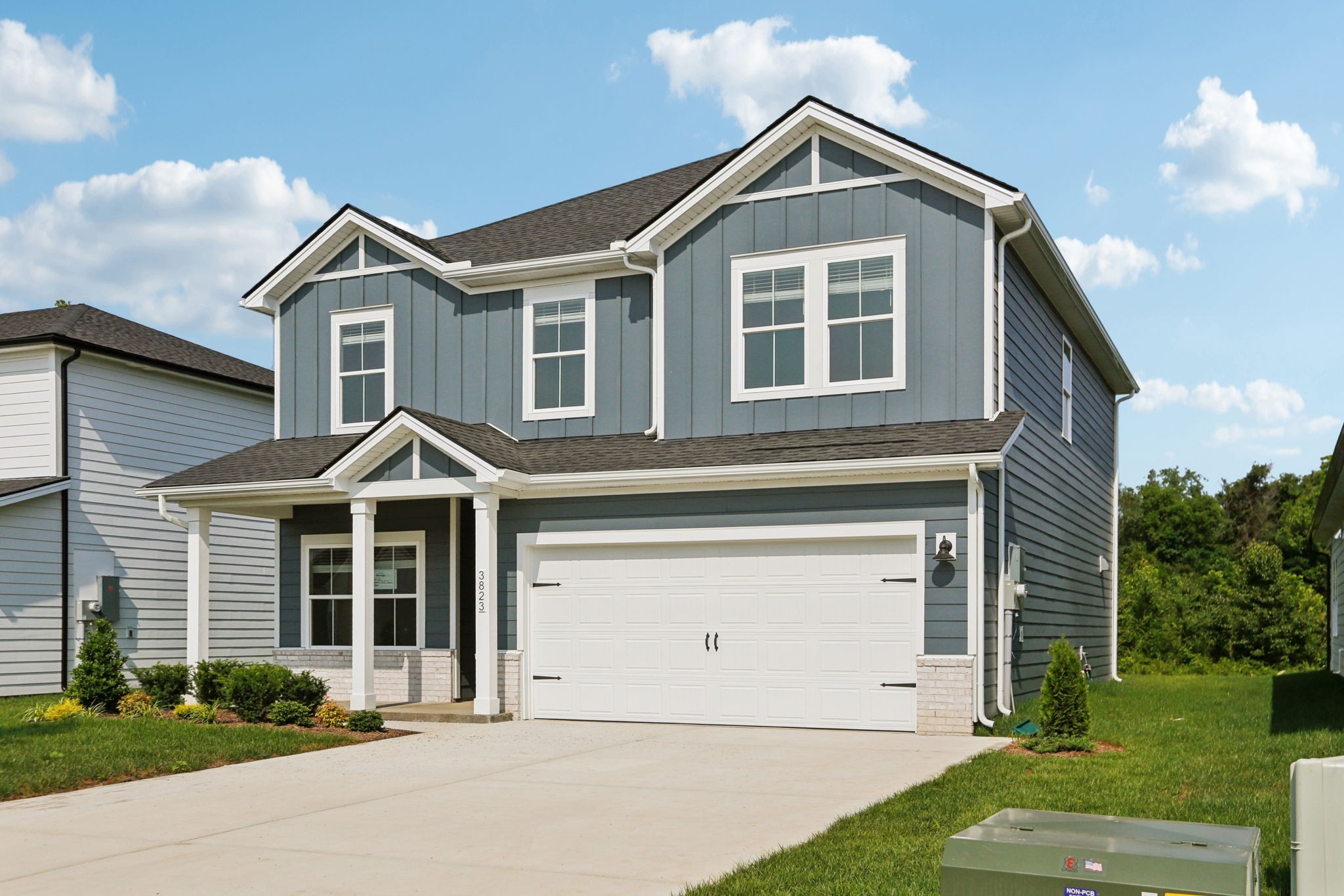 3823 Hallanday Drive Murfreesboro, TN 37128 - Photo 2 of 59 a front view of a house with a yard